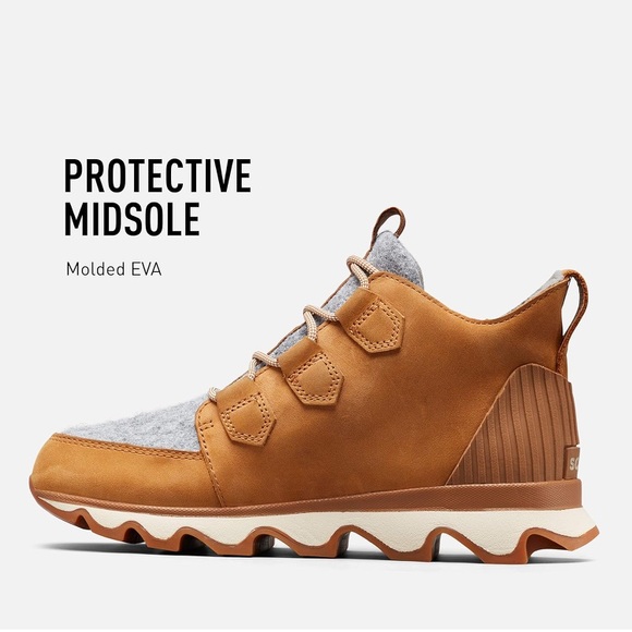 Sorel camel colored boots- worn ONCE. Excellent condition. - Picture 3 of 8